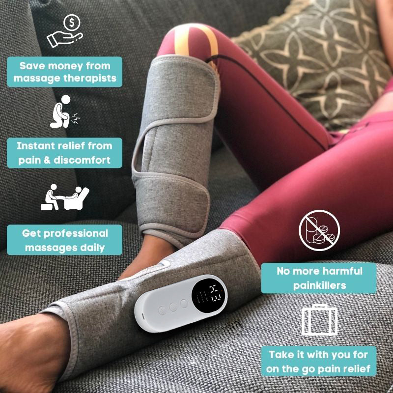 Air Pressure Heat Leg Massager